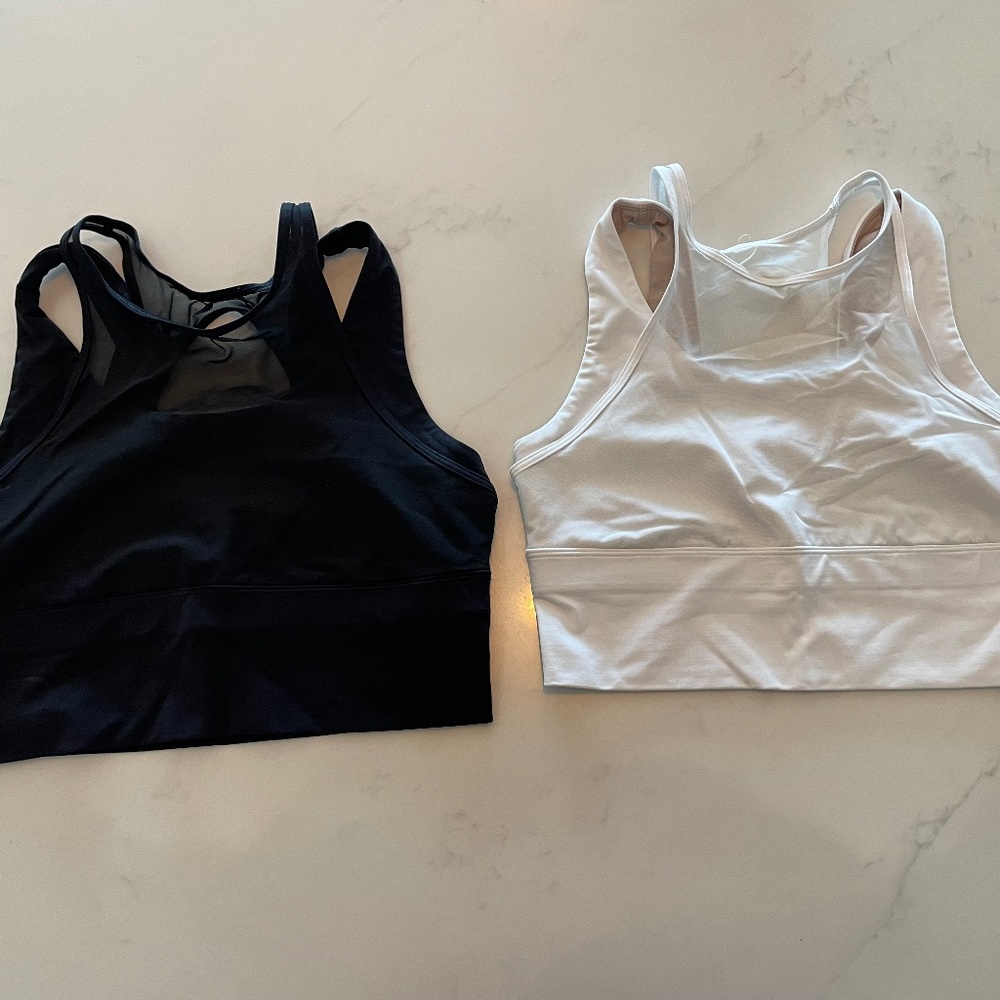 lululemon athletica Black and White Bras